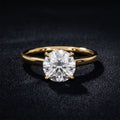 Elegant Round Brilliant Solitaire Engagement Ring
